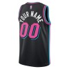 Män Miami Heat Tröja Skräddarsydda Nike 2025-26 City Edition Svart Swingman